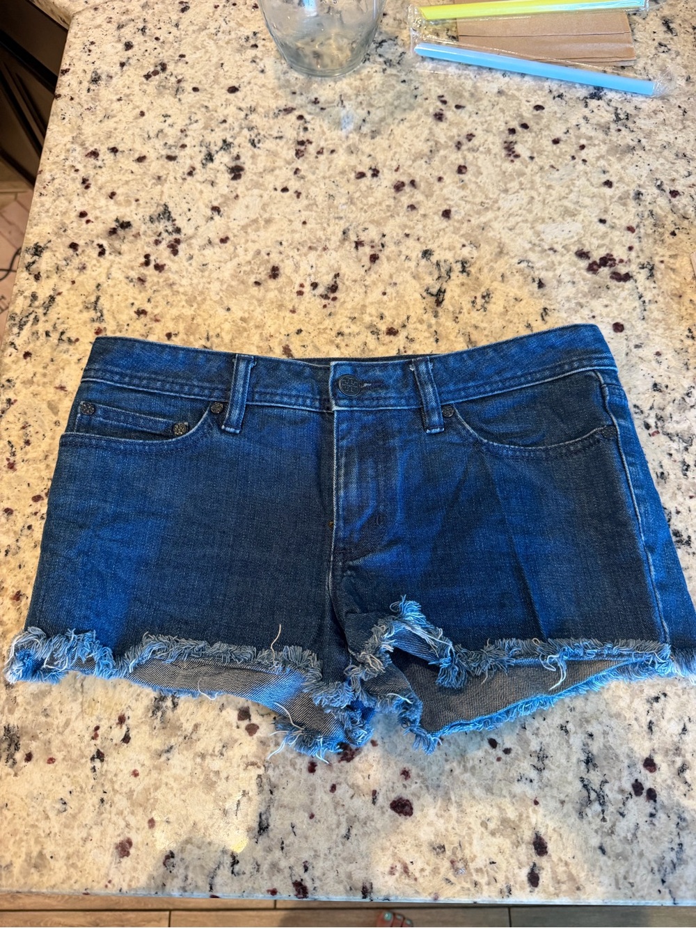 Tory Burch Denim Jean Cutoff Shorts